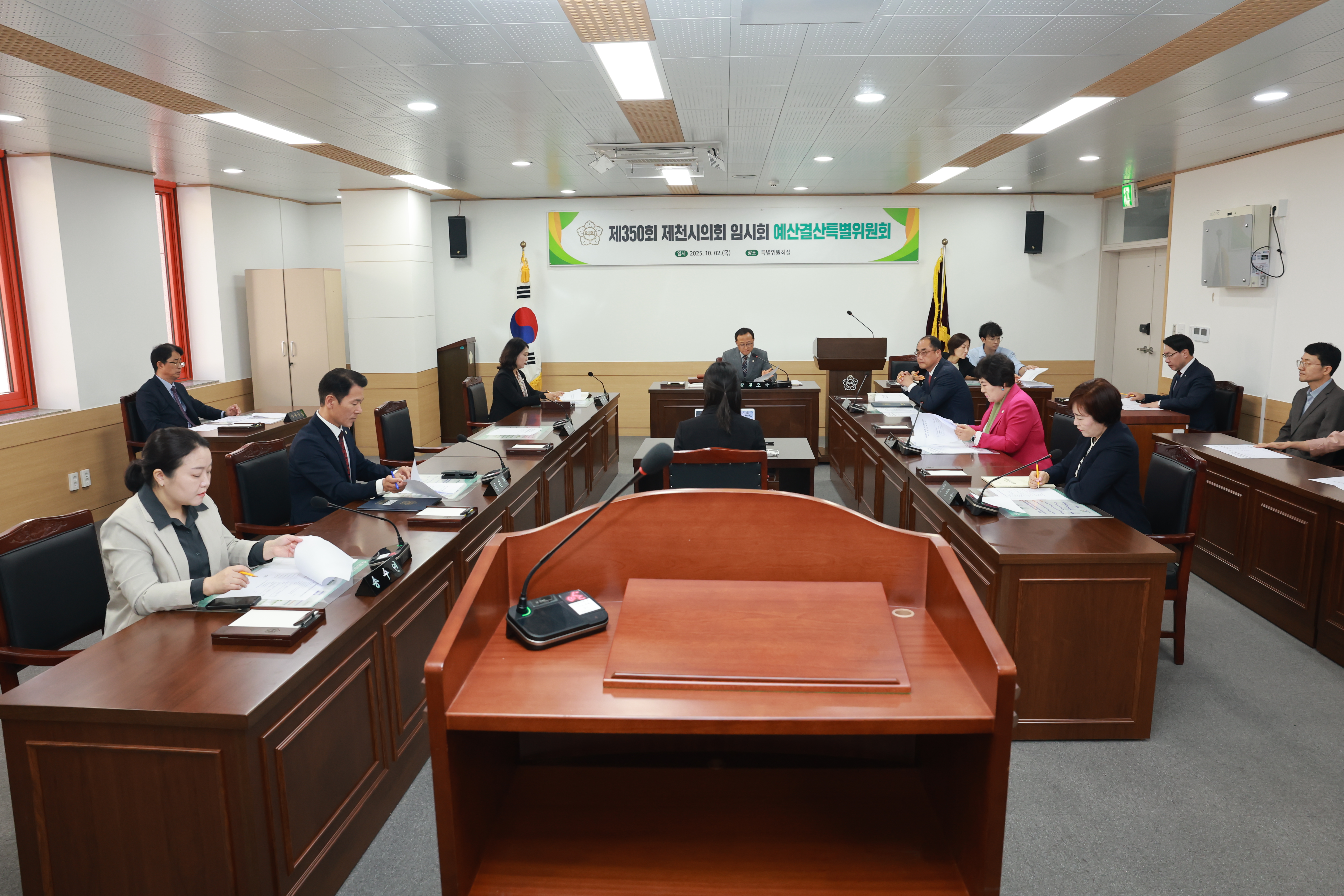 제천시의회, 제350회 원포인트 임시회 개회 이미지 2