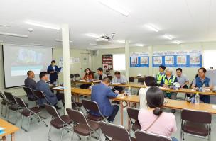 제천시의회 산업건설위원회, 공동주택 건설현장 안전 확인 이미지