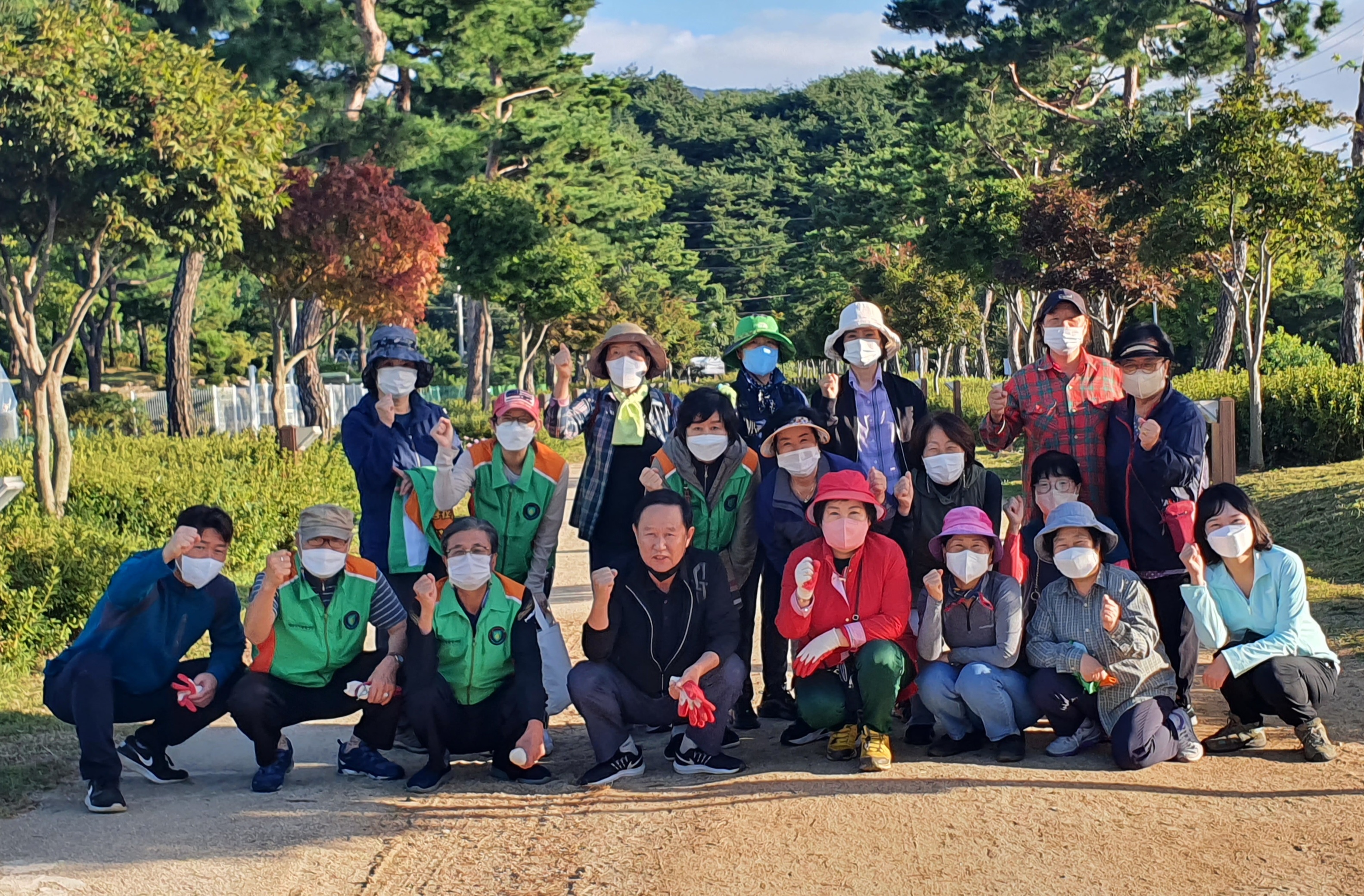 자율방재단 삼한의 초록길 환경정비